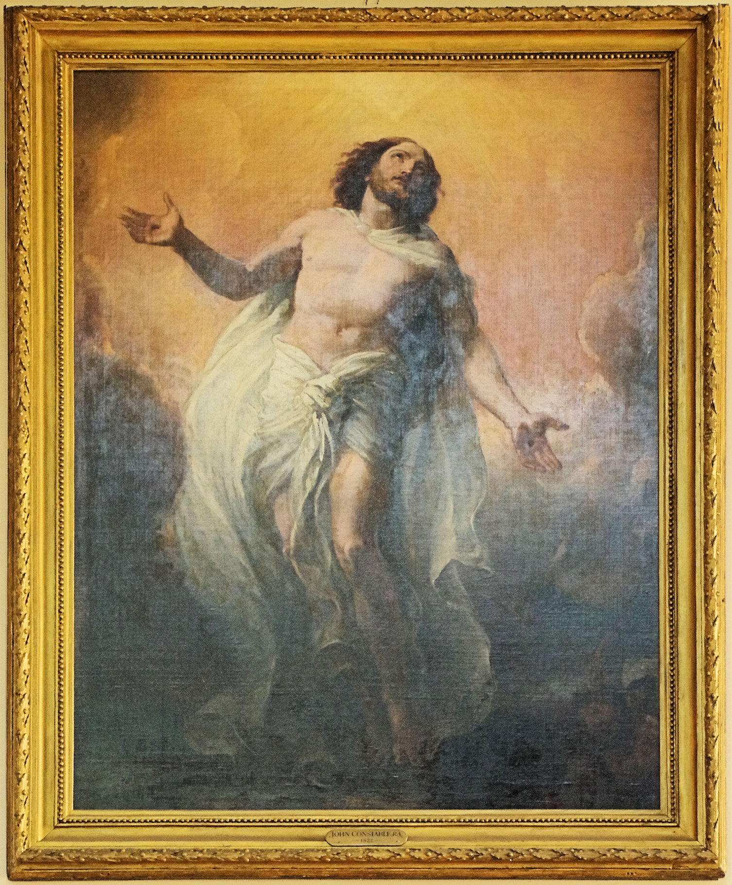 The Ascension (1822) by John Constable (25/05/2014.). The best piece among three religious paintings painted by the Romantic painter. This painting, which had a somewhat chequered career from the very beginning, exists in the St. Mary’s Church, Dedham, Essex, England, since 2001 AD. (25/05/2014.).