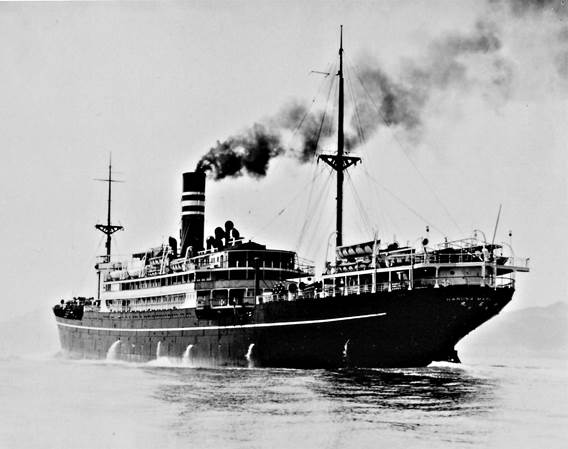 Kapal Haruna-MaruAtas. Dari: Museum NYK.