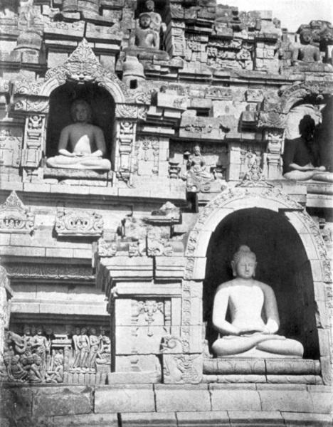 Boroboedoer With, Karl, Java - Brahmanische, Buddhistische und Eigenleige Architektur und Plastk auf Java, Filkwang Verlagg. M. B.